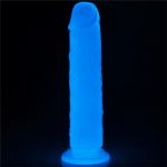 Lovetoy Dildo Lumino 8 Luz Azul