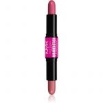 Nyx Professional Makeup Wonder Stick Cream Blush Barra Duplo Contorno Tom 01 Light Peach And Baby Pink 2x4 g