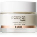 Revolution Skincare Restore Collagen Boosting Máscara Cremosa Restauradora de Noite para Promover a Produção de Colagénio 50ml