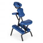 Klarfit Ms 300 Assento Cadeira de Massagem para Tatuagens 120kg Bolsa Azul Azul