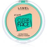 Lamel Ohmy Clear Face Pó Compacto com Ingrediente Antibacteriana Tom 402 Vanilla 6g