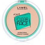 Lamel Ohmy Clear Face Pó Compacto com Ingrediente Antibacteriana Tom 401 Light Natural 6g