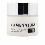 Protetor Solar Vanessium Sun Cream Creme Hidratante Iluminador SPF15+ 50ml