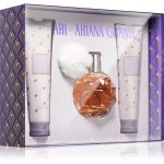 Ariana Grande Ari Woman Eau de Parfum 100ml + Leite Corporal 100ml + Gel de Banho 100ml Coffret (Original)