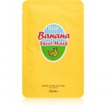 A´pieu A´pieu Banana Máscara em Folha com Efeito Nutritivo para Iluminar e Alisar Pele 23 g
