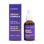 Enecta Óleo de cânhamo CBNight com Melatonina, 125 mg CBN, 125 mg CBD, 30 ml