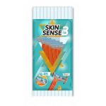 Skin Sense 3 de Wilkinson, Bolsa de 6 Lâminas descartável 3 hojas, Cabezal Basculante y Banda Lubricante V300931800