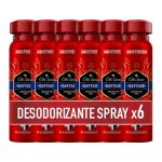 OLD SPICE Pack Desodorizante Spray Captain (6 X 150 ml)