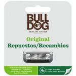 BullDog Original, recarga para Lâmina de Barbear Bamboo 4 Unidades W302040600