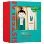 Benetton Green Jasmine For Woman Kit Eau de Toilette 80 ML + Body Lotion 75 ML (Original)