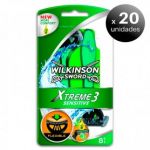 Wilkinson Pack de 20 Unidades. Pack 8 Unidades Sword Xtreme 3 Sensitive Maquinillas de Barbear Desechables Homem com Pieles Sensibles