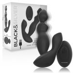 Black&Silver Cora Remote Strap No Controle Remoto de Silicone
