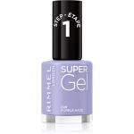 Rimmel Super Gel Unhas de Gel sem Usar Lâmpada UV/LED Tom 028 Purple Haze 12ml