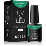 Nobea UV & led Nail Polish Verniz para Unhas de Gel com Lampadas UV/LED Brilhante Tom Dark Forest #39 6ml