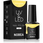 Nobea Uv & led Nail Polish Verniz para Unhas de Gel com Lampadas UV/LED Brilhante Tom Sweet Banana #31 6ml