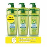 Garnier Fructis Shampoo Fortificante Força e Brilho Cabelos Saudáveis Pack 6x1L
