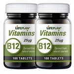Lifeplan Vitamin B12 25mg 100 comprimidos