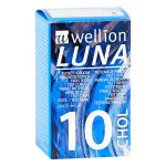 Wellion Tiras Teste de Colesterol para Medidor Luna 10 Unidades