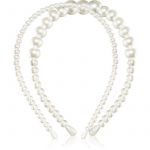 Notino Grace Collection Faux Pearl Headbands Bandolete para Cabelo 2 Unidade