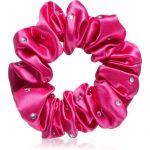 Crystallove Crystalized Silk Scrunchie Elástico de Cabelo de Seda Coloração Hot Pink 1 Unidade