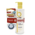 Barral Babyprotect Creme Hidratante 400ml + Nuk Star Chupeta 6-18m