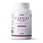 HSN Vitamina D3 + Vitamina K2 4000ui/100mcg 120 Cápsulas Vegetais