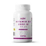 HSN Vitamina D3 2000 UI 120 Cápsulas Vegetais