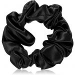 Crystallove Silk Scrunchie Elástico de Cabelo de Seda Black