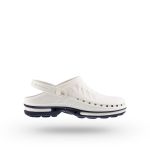 WOCK Socas Azuis/brancas Clog 13 com Tira e Palmilha Conforto 39/40