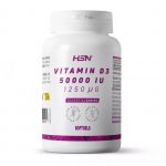 HSN Vitamina D 50000 UI 60 Cápsulas Vegetais