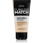 Avon Flawless Match Natural Finish Base Hidratante Spf 20 Tom 130n Alabaster 30ml