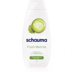 Schwarzkopf Schauma Fresh Matcha Shampoo de Limpeza Desintoxicante para Couro Cabeludo Oleoso e Pontas Secas 400 ml