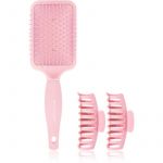 Brushworks Paddle Brush And Claw Clips Conjunto (para Cabelo)