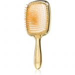 Janeke Gold Line Hairbrush With Mirror Escova de Cabelo com Espelho Pequeno 21,5 X 9 cm