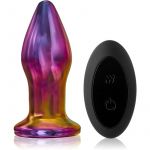 Dream Toys Glamour Glass Remote Vibe Plug Anal Vibrante 10,7 cm
