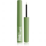 Nyx Professional Makeup Vivid Brights Delineador Líquido Tom 02 Ghosted Green 2 ml