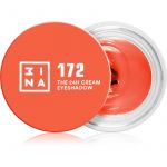 3ina the 24h Cream Eyeshadow Sombras Cremosas Tom 172 Electric Orange 3 ml