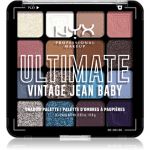 Nyx Professional Makeup Ultimate Shadow Palette Sombras Tom Vintage Jean Baby 16 Un.