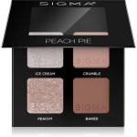 Sigma Beauty Quad Paleta de Sombra para os Olhos Tom Peach Pie 4 g