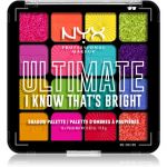 Nyx Professional Makeup Ultimate Shadow Palette Sombras Tom i Know That's Bright 16 Un.