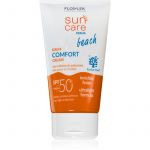 Protetor Solar Floslek Laboratorium Sun Care Derma Beach Creme Facial Protetor e Iluminador SPF 50+ 50ml