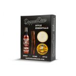 Dapper Dan Style Essentials Sea Salt Spray 200ml + 1 Pente para Barba + Matt Paste 100ml 1 Unidade
