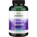 Swanson Taurato de Magnésio 100 mg 120 Comprimidos