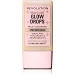 Makeup Revolution Bright Light Glow Drops Iluminador Líquido Tom Golden Star Dew 23 ml