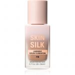 Makeup Revolution Skin Silk Sérum Foundation Maquilhagem Leve com Efeito Brilhante Tom F10 23 ml
