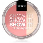 Gabriella Salvete Show It! Blush com Iluminador Tom 01 9 g