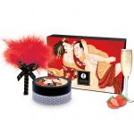 Shunga Strawberry Edible Massage Powder Kit
