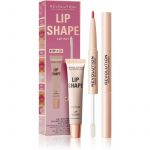 Makeup Revolution Lip Shape Kit Kit para Lábios Tom Pink Nude 1 Unidade