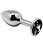 Alive Mini Plug Prazer Anal Metal Preto Tamanho S