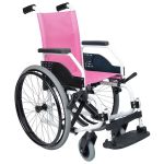Orthos XXI Cadeira de Rodas Liga Leve Liliput Light Cores (Texto) Rosa Modelo Par de patins elevatórios Largura Assento Cadeiras 31 cm Rodas: Pneumática (Enchida com ar)